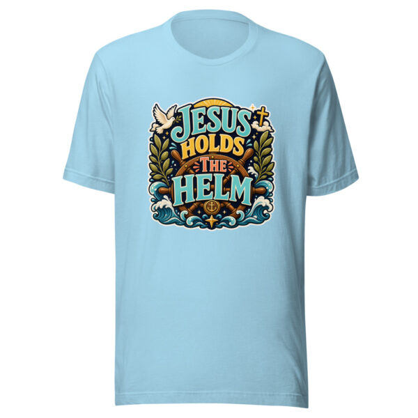 JESUS HOLDS THE HELM Heartbeat-20260623-codex-fallback Graphic Tee mockup 5