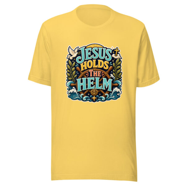 JESUS HOLDS THE HELM Heartbeat-20260623-codex-fallback Graphic Tee mockup 6