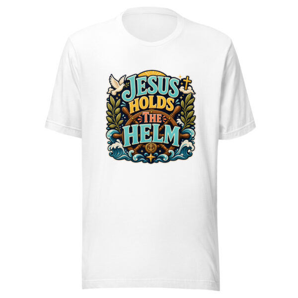 JESUS HOLDS THE HELM Heartbeat-20260623-codex-fallback Graphic Tee mockup 8