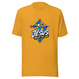 Jesus Holds The Line Graphic Tee mockup 1 Jesus Holds The Line Graphic Tee front view
