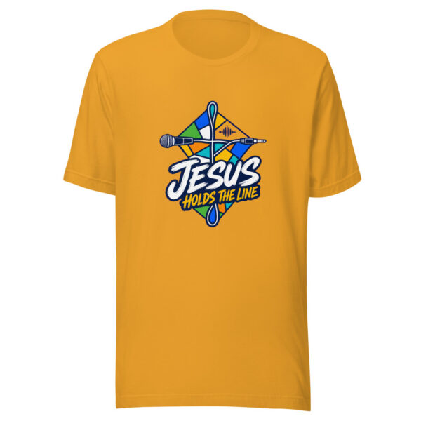 Jesus Holds The Line Graphic Tee front view