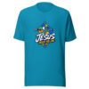 Jesus Holds The Line Graphic Tee mockup 2