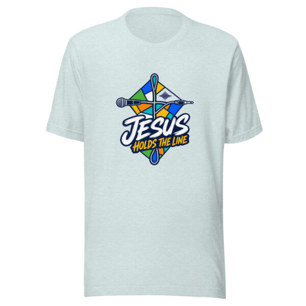 Jesus Holds The Line Graphic Tee mockup 22