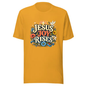 JESUS JOY RISES Heartbeat-20260624-codex-fallback Graphic Tee front view