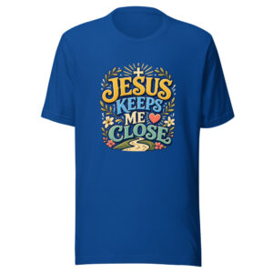JESUS KEEPS ME CLOSE Heartbeat-20260622-codex-fallback Graphic Tee front view