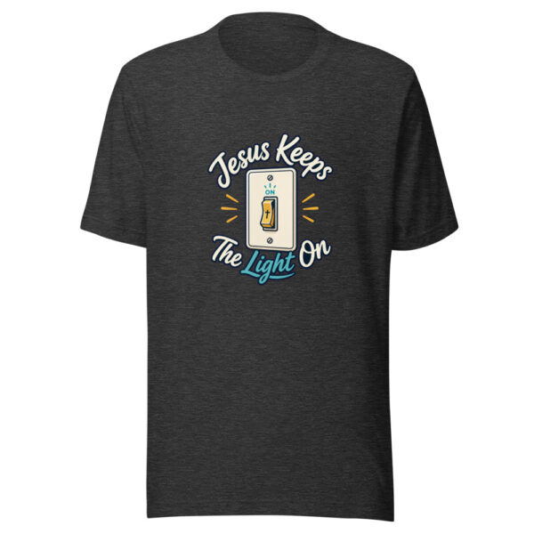 Jesus Keeps The Light On Graphic Tee mockup 12 Jesus Keeps The Light On Graphic Tee mockup 12