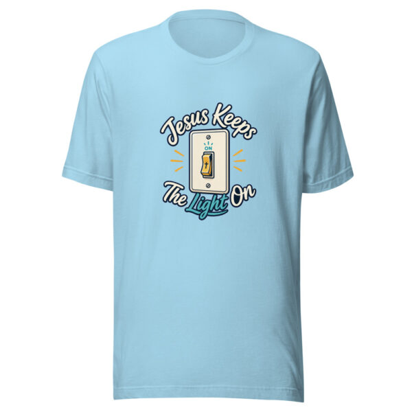 Jesus Keeps The Light On Graphic Tee mockup 17 Jesus Keeps The Light On Graphic Tee mockup 17