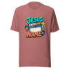 Jesus Knows My Name Graphic Tee mockup 21