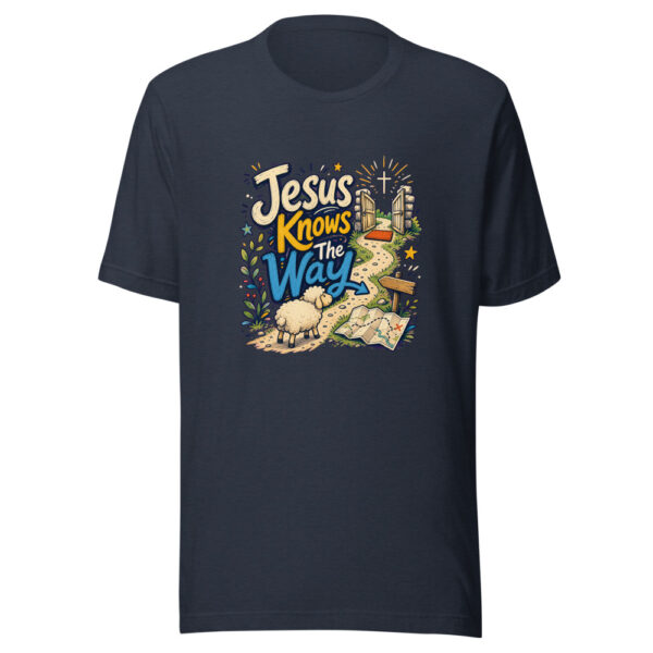 Jesus Knows The Way Graphic Tee mockup 13 Jesus Knows The Way Graphic Tee mockup 13