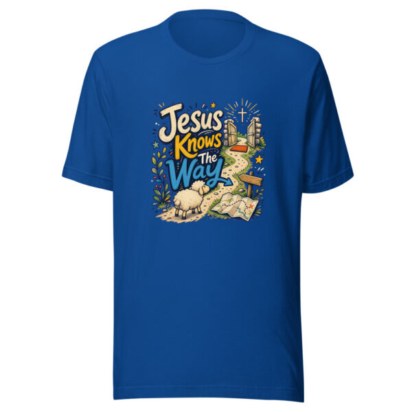 Jesus Knows The Way Graphic Tee mockup 4 Jesus Knows The Way Graphic Tee mockup 4