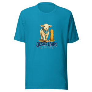 Jesus Leads I Follow Jesus-leads-i-follow Graphic Tee mockup 1 Jesus Leads I Follow Jesus-leads-i-follow Graphic Tee front view