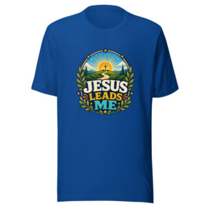 JESUS LEADS ME Heartbeat-20260623-codex-fallback Graphic Tee front view