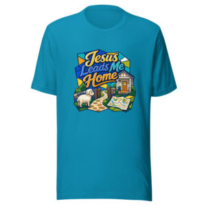 Jesus Leads Me Home Graphic Tee mockup 1 Jesus Leads Me Home Graphic Tee front view