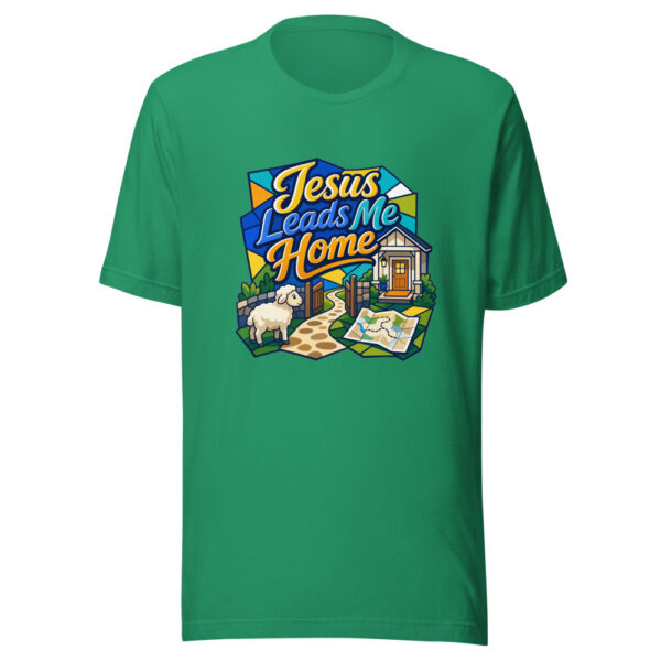 Jesus Leads Me Home Graphic Tee mockup 16