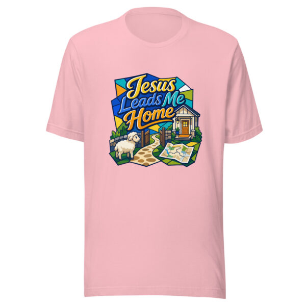 Jesus Leads Me Home Graphic Tee mockup 19