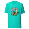 JESUS LEADS WITH LIGHT Heartbeat-20260621-codex-fallback Graphic Tee mockup 4