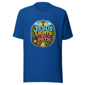 JESUS LIGHTS MY PATH Heartbeat-20260622-codex-fallback Graphic Tee front view