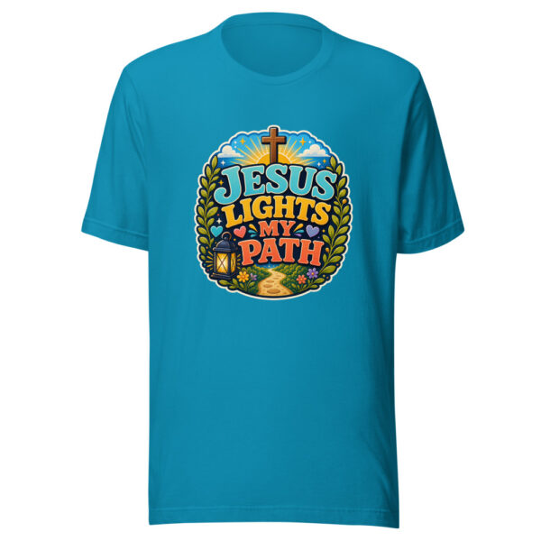 JESUS LIGHTS MY PATH Heartbeat-20260622-codex-fallback Graphic Tee mockup 2