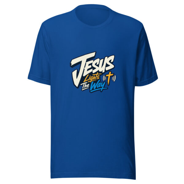 Jesus Lights The Way Graphic Tee mockup 1 Jesus Lights The Way Graphic Tee front view
