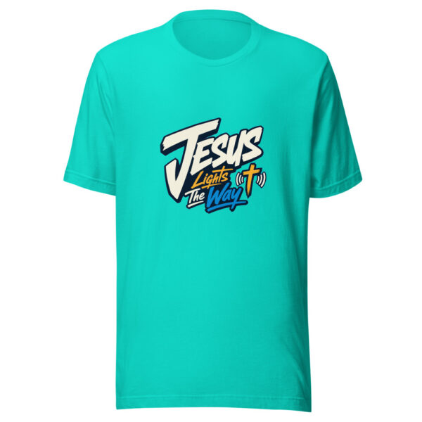 Jesus Lights The Way Graphic Tee mockup 4 Jesus Lights The Way Graphic Tee mockup 4