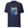 Jesus Makes Me Brave Graphic Tee mockup 9
