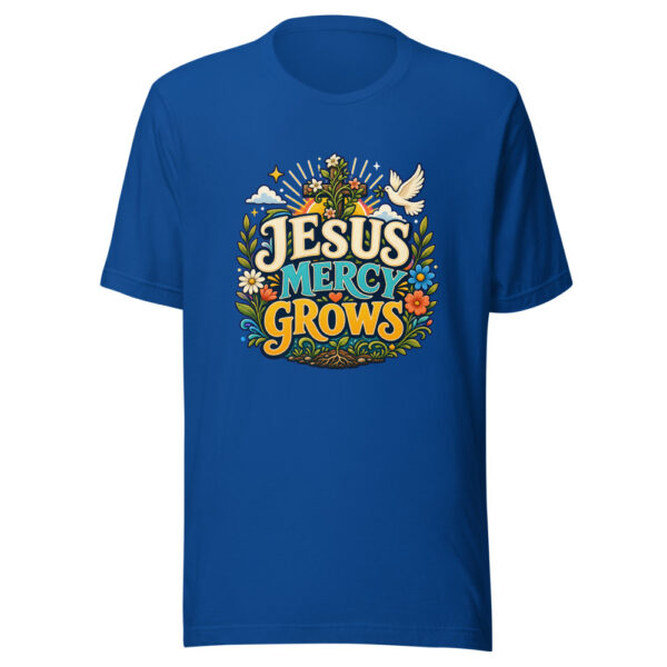 JESUS MERCY GROWS Heartbeat-20260623-codex-fallback Graphic Tee mockup 3