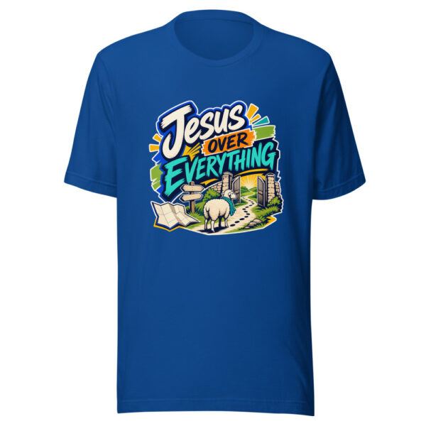 Jesus Over Everything Graphic Tee mockup 1 Jesus Over Everything Graphic Tee front view