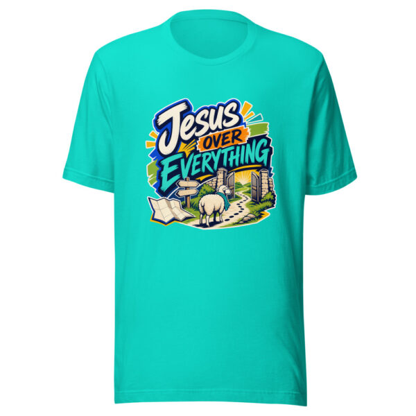 Jesus Over Everything Graphic Tee mockup 4 Jesus Over Everything Graphic Tee mockup 4