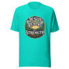 JESUS RENEWS MY STRENGTH Heartbeat-20260624-codex-fallback Graphic Tee front view