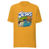 Jesus Saves Me A Seat Graphic Tee mockup 3