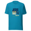 Jesus Set The Table Grace Saved My Seat Jesus-set-the-table Graphic Tee front view