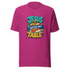 Jesus Sets My Table Graphic Tee mockup 15