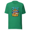 Jesus Sets My Table Graphic Tee mockup 16