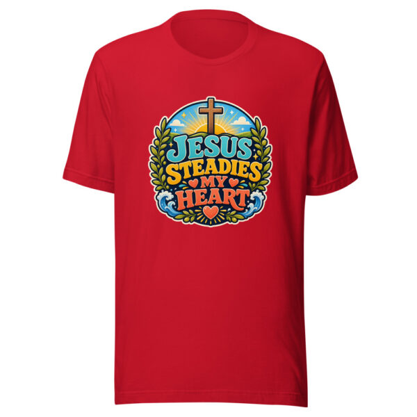 JESUS STEADIES MY HEART Heartbeat-20260622-codex-fallback Graphic Tee mockup 20