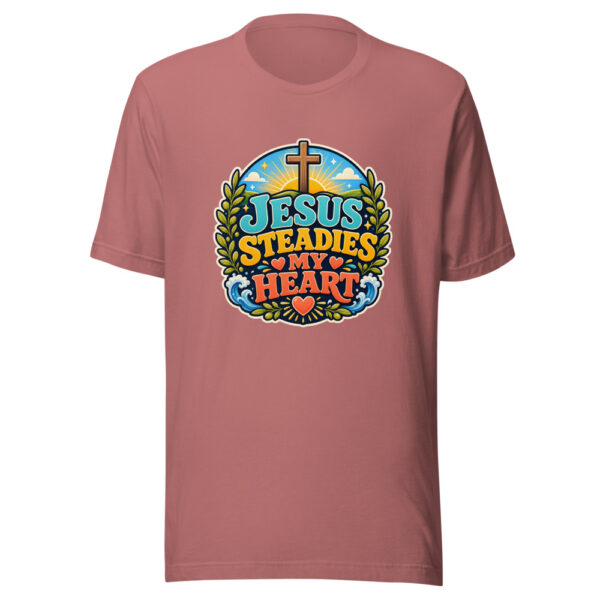 JESUS STEADIES MY HEART Heartbeat-20260622-codex-fallback Graphic Tee mockup 21