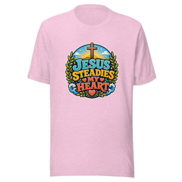 JESUS STEADIES MY HEART Heartbeat-20260622-codex-fallback Graphic Tee mockup 23