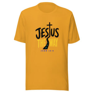 Jesus The Way John 14:6 Jesus-the-way-john-146 Graphic Tee mockup 1 Jesus The Way John 14:6 Jesus-the-way-john-146 Graphic Tee front view