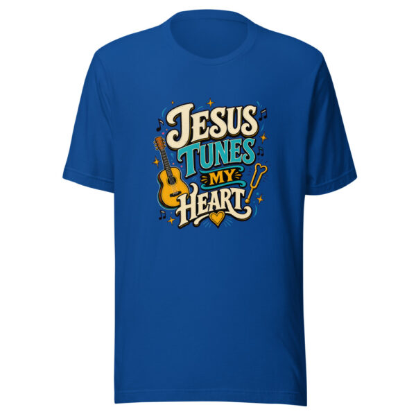 Jesus Tunes My Heart Heartbeat-20260629T045648Z Graphic Tee front view