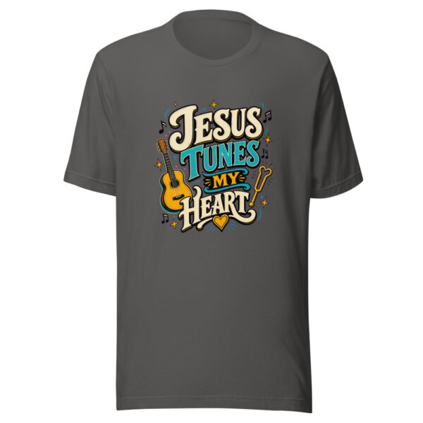 Jesus Tunes My Heart Heartbeat-20260629T045648Z Graphic Tee mockup 10