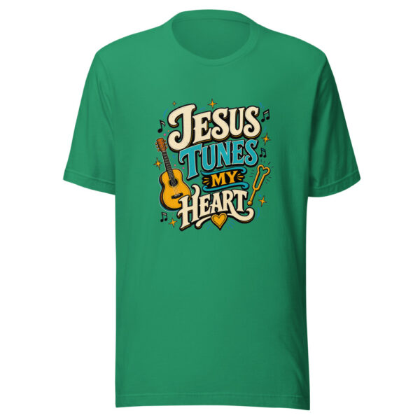 Jesus Tunes My Heart Heartbeat-20260629T045648Z Graphic Tee mockup 15