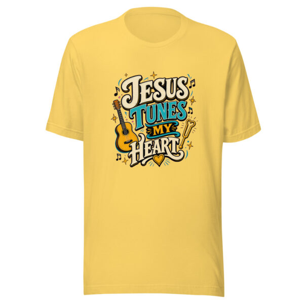 Jesus Tunes My Heart Heartbeat-20260629T045648Z Graphic Tee mockup 20
