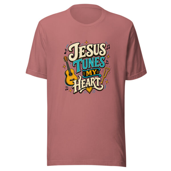 Jesus Tunes My Heart Heartbeat-20260629T045648Z Graphic Tee mockup 21