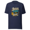 Jesus Tunes My Heart Heartbeat-20260629T045648Z Graphic Tee mockup 9
