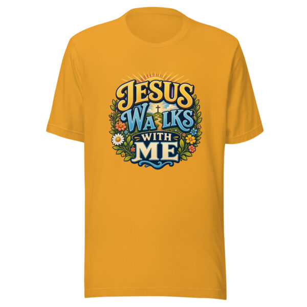 JESUS WALKS WITH ME Heartbeat-20260622-codex-fallback Graphic Tee front view