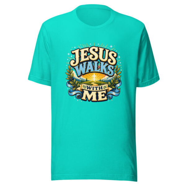 JESUS WALKS WITH ME Heartbeat-20260624-codex-fallback Graphic Tee mockup 3