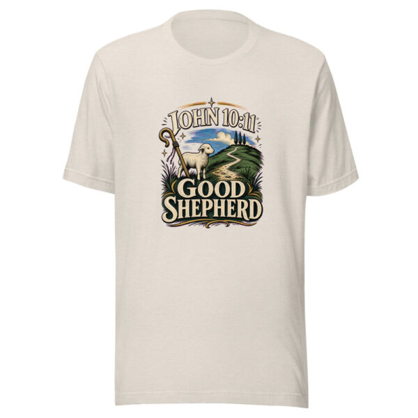 John 10:11 Good Shepherd Heartbeat-20260630T161535Z Graphic Tee mockup 14