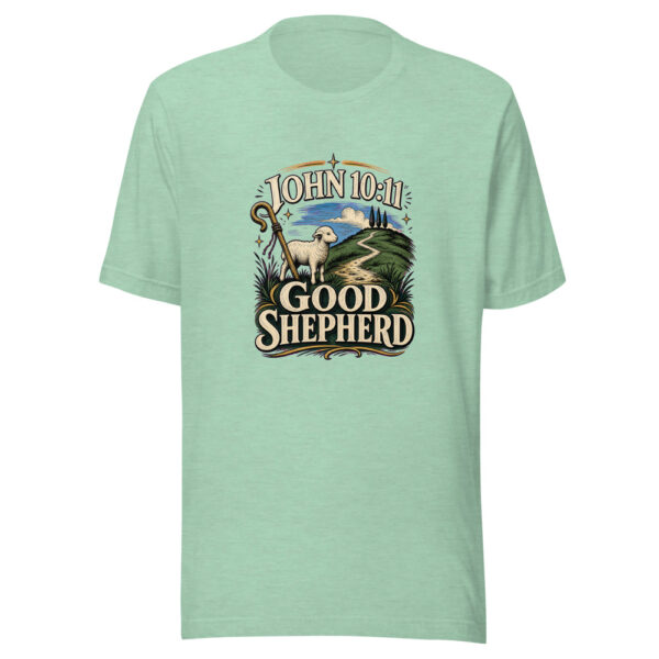 John 10:11 Good Shepherd Heartbeat-20260630T161535Z Graphic Tee mockup 24