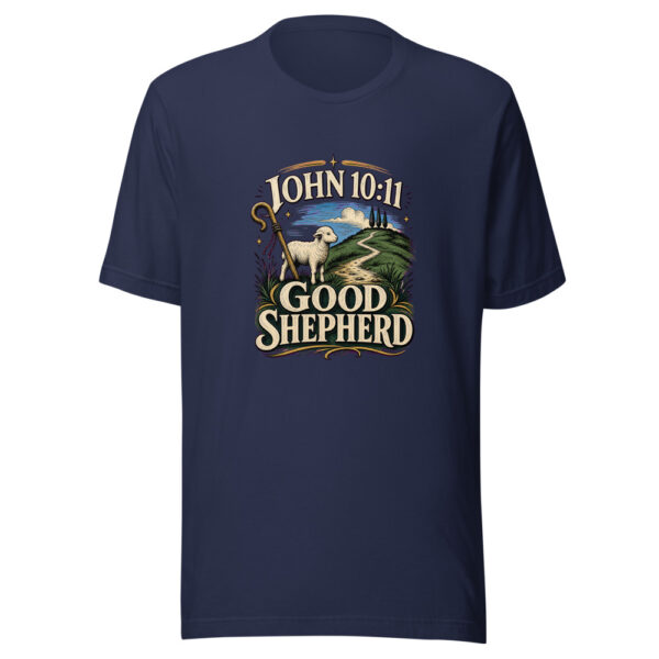 John 10:11 Good Shepherd Heartbeat-20260630T161535Z Graphic Tee mockup 9