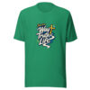 John 14:6 Way Truth Life Graphic Tee mockup 15
