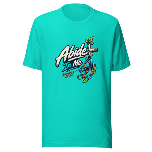 John 15:5 Abide In Me Graphic Tee front view